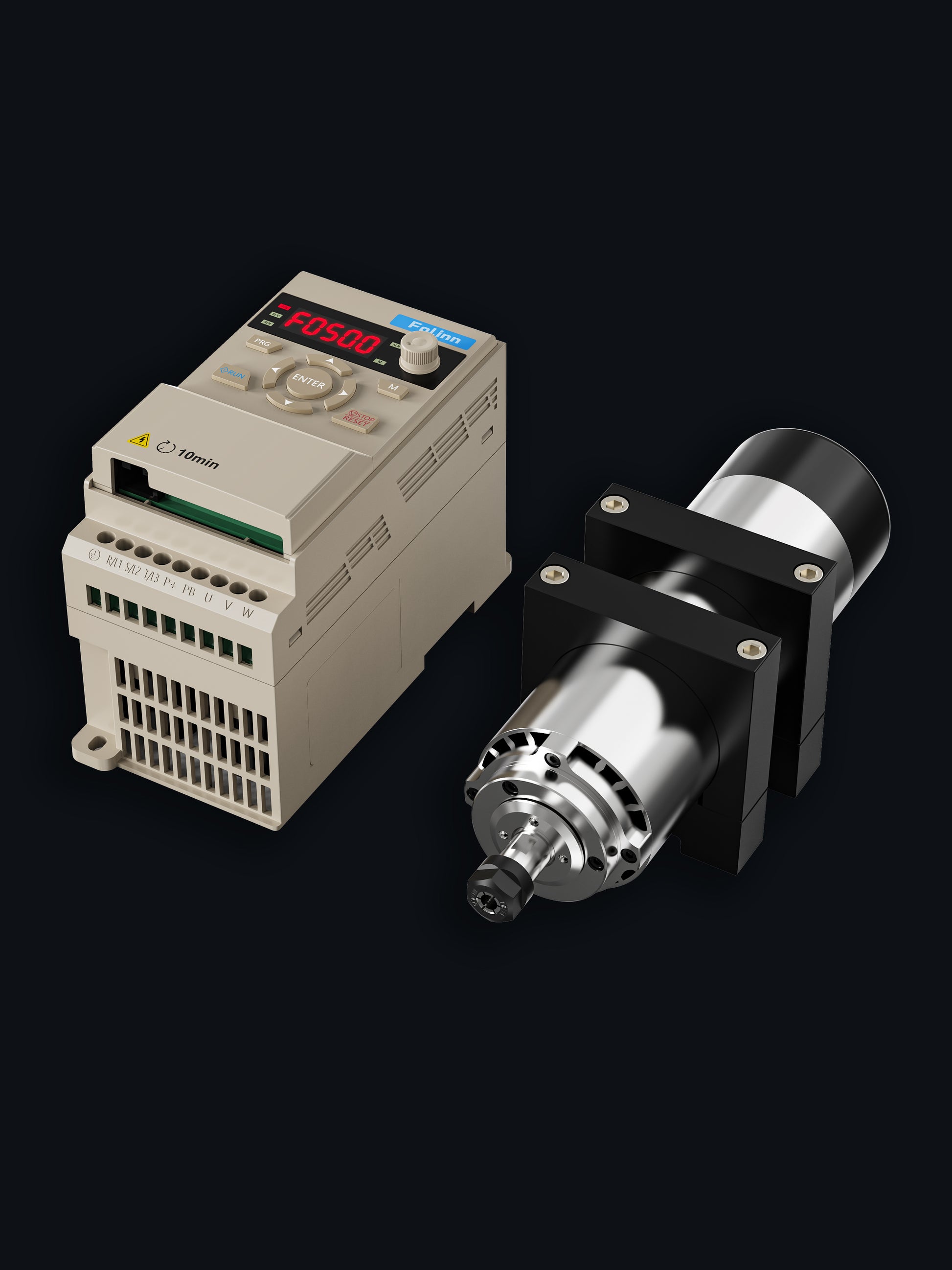 1000W Air-Cooled CNC Router Spindle Motor-1