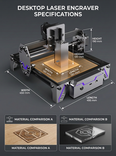 Aetonus Saturn C1  Laser Engraver-6