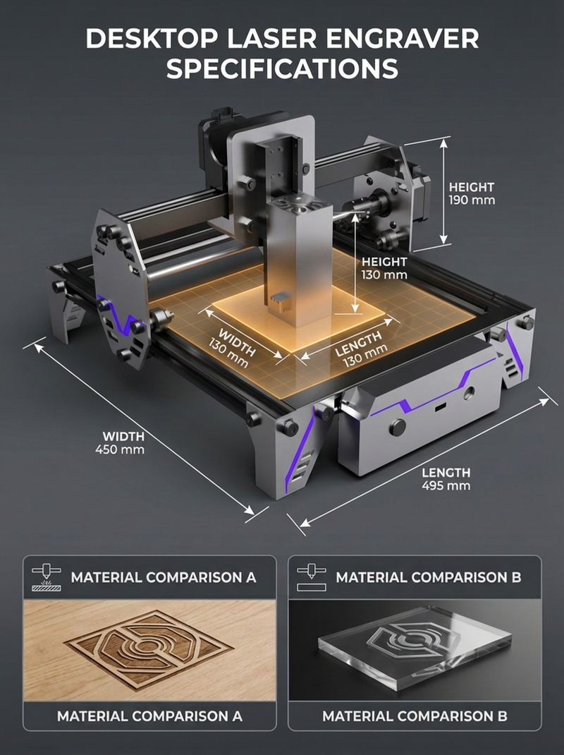 Aetonus Saturn C1  Laser Engraver-6