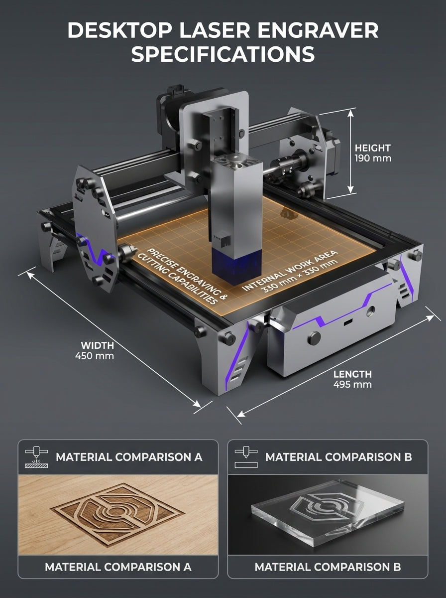 Aetonus Saturn C1  Laser Engraver-3