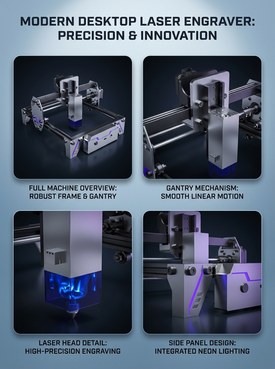 Aetonus Saturn C1  Laser Engraver-5